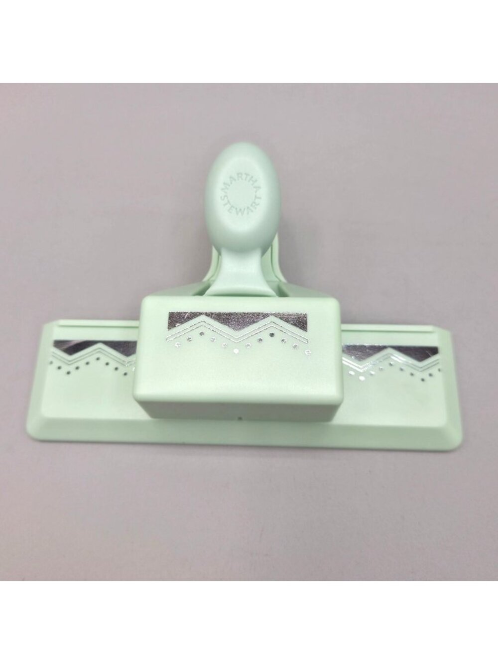 Martha Stewart Zigzag Edge Paper Punch Mint Green Craft Tool Decorative Borders